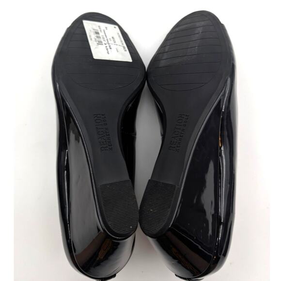 Reaction Kenneth Cole Elinor Wedge Pumps Women's Black Size US8.5 EU39.5 - Picture 8 of 10